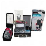 Multimeter and Battery Tester Lot, 3 Pieces