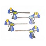 4 Irwin Quick-Grip Bar Clamps