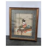 3D Framed Japanese Art of Geisha