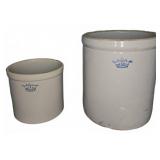 6 Gal. & 2 Gal. Stoneware Crocks