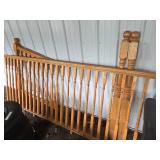 Oak Wood Stair Railings and Balusters