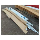 White Vinyl Trim and J Channel Lot