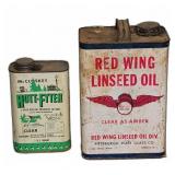 Vintage Red Wing Linseed Oil and McCloskey Rott-Fy