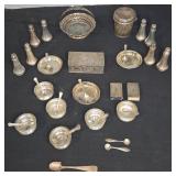 Sterling Silver Tableware Lot, Various Marks