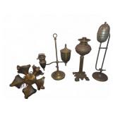 Vintage Brass and Metal Lighting
