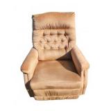 La-Z-Boy Beige Fabric Recliner Armchair