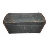 Antique Wooden Domed Trunk