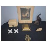 Decorative Objects and 1926 Calendar Lot