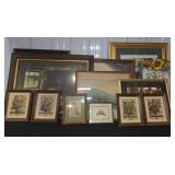 Framed Wall Art and Decorative Porch Sign