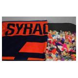 Syracuse Fleece Blanket And Fabric Scrap Rug