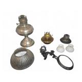 Oil Lamp Parts and Glass Shades