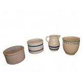 Robinson Ransbottom Pottery Crocks and Pitcher