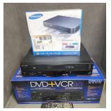 Samsung Blu-ray Player and Go.Video DVD VCR Combo