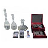 Wine Decanters With Bar Tool Set And Accessories