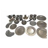 Pewter Tableware and Service Lot