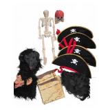 Pirate Hats, Skeleton Props, Monkey Masks, Decor