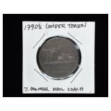 1790s J. Palmer Mail Coach Conder Token