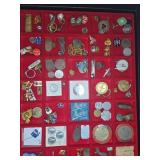 Military Pins Badges Coins Tokens Lot