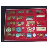Tokens Badges Keychains Tie Bars Pins