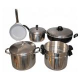 Stainless Steel and Nonstick Cookware Set