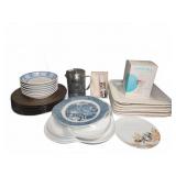 Tableware Lot: Plates, Serving Trays, Bowls