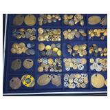 Railroad Buttons And Brass Tags Lot