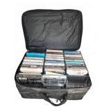 Cassette Tapes Lot With Carry Case