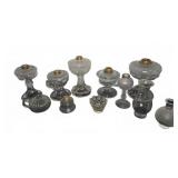 Clear Glass Oil Lamps & Shades