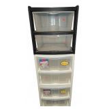 Rubbermaid Plastic Storage Drawers With Bonus Bins