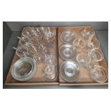 Imperial Candlewick Clear Glassware Assortment