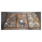 Candlewick Glass Plates and Bowls