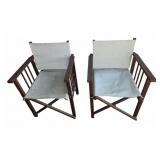 Wooden Folding Director Chairs with Canvas
