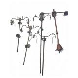 4 Brass and Metal Light Fixtures
