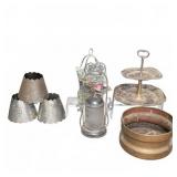 Vintage Metal Kitchen and Tableware Lot