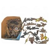 Carved Cuckoo Clock Parts Wood Figures