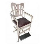 Metal Adjustable Barber Chair with Footrest