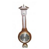 Jason Empire Wood Banjo Barometer Thermometer Hyg