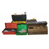 Tool Boxes With Hand Tools And Hardware