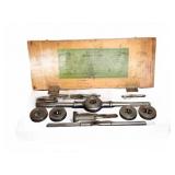 Mayhew Screw Plate Set With Wooden Case