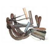 Vintage Hand Tools, Sickles, Drawknives