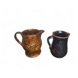 Glazed Stoneware Pitchers