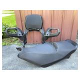 Ski-Doo Snowmobile 1+1 Seat and Passenger Backrest