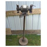 Buffalo 6 Inch Bench Grinder on Pedestal Stand