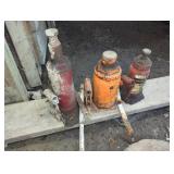 (3) Hydraulic Bottle Jacks Assorted Sizes