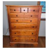 Solid Wood 8-Drawer Chest of Drawers