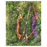 (2) Bear Archery Brave Compound Bows