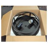 Bosceos 2-Light Black Flush Mount Ceiling Fixture