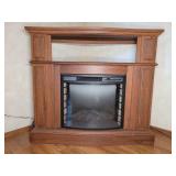 Electric Fireplace Media Console With Remote
