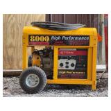 Titan 8000W Portable Gas Generator With Cable
