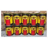 (10) Old Stock Pennzoil Water Pump Lubricant Cans